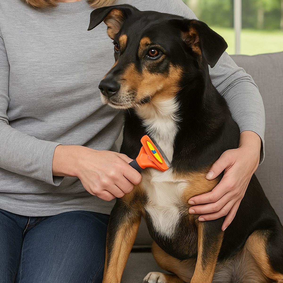 GENERICO - Cepillo Removedor de Pelos para Perros - Talla M