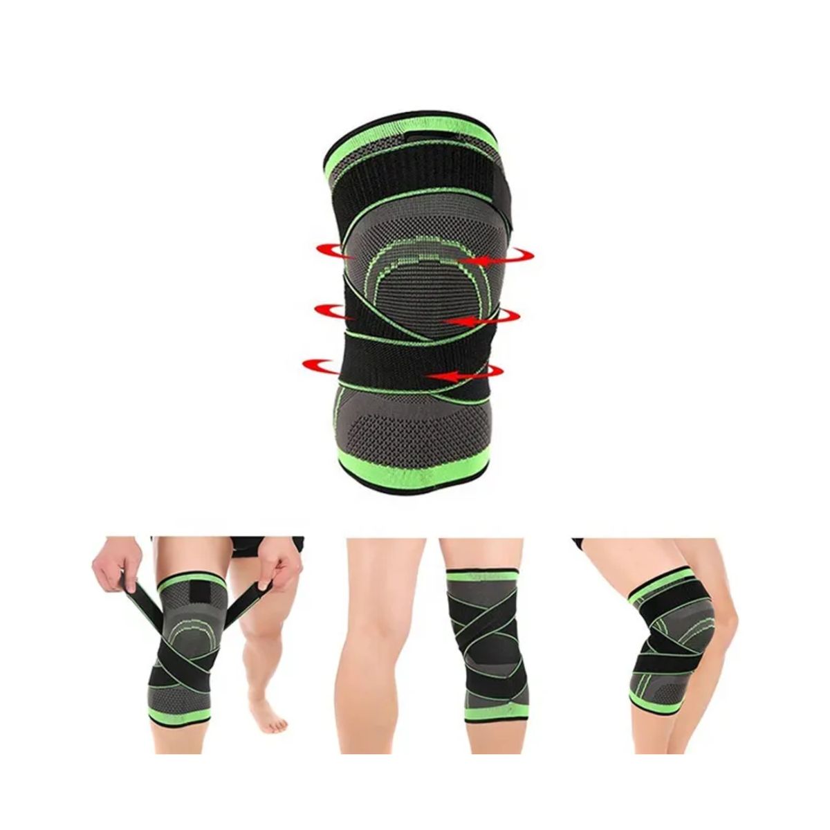 GENERICO - Rodillera de Compresión - Pack x 2 Unidades