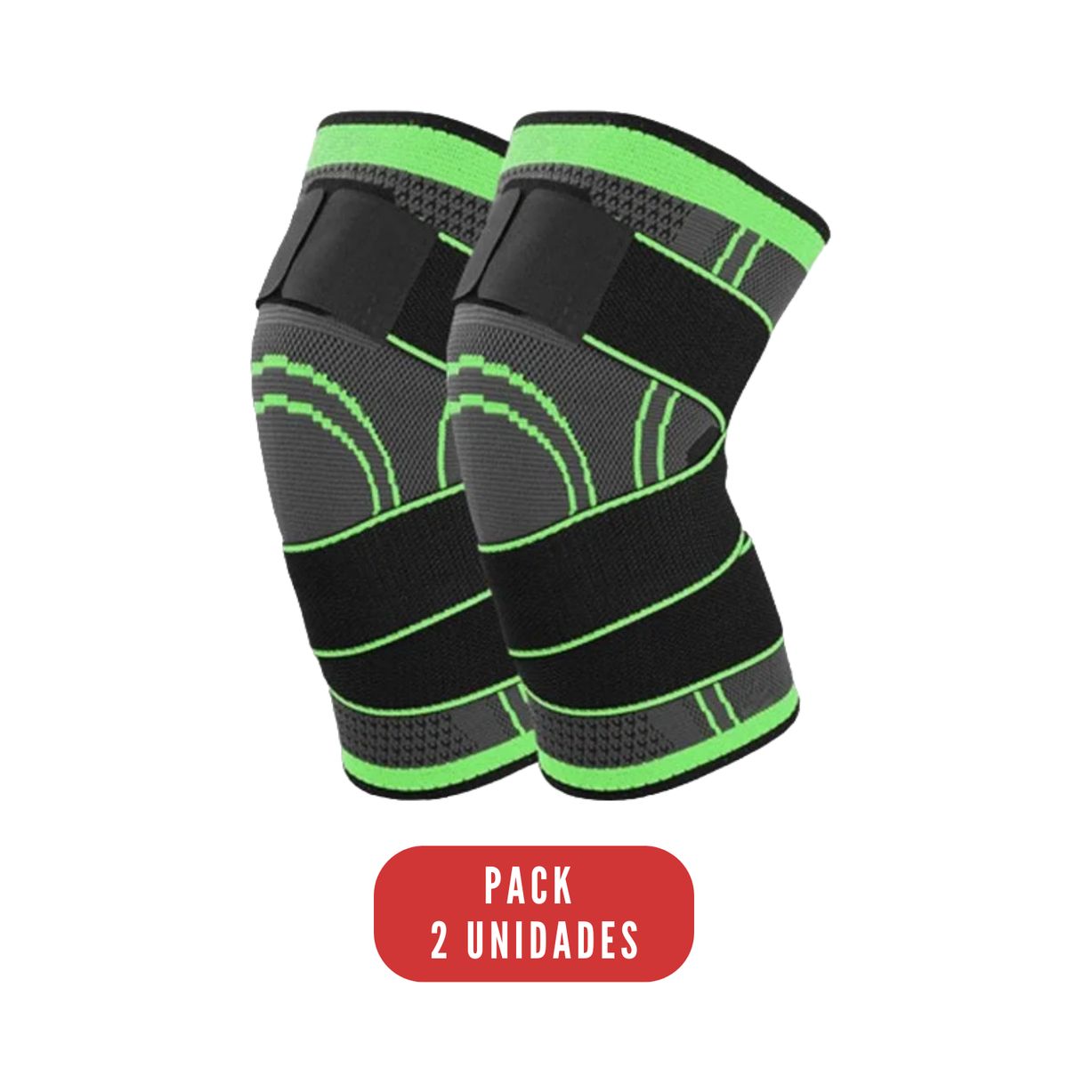 GENERICO - Rodillera de Compresión - Pack x 2 Unidades
