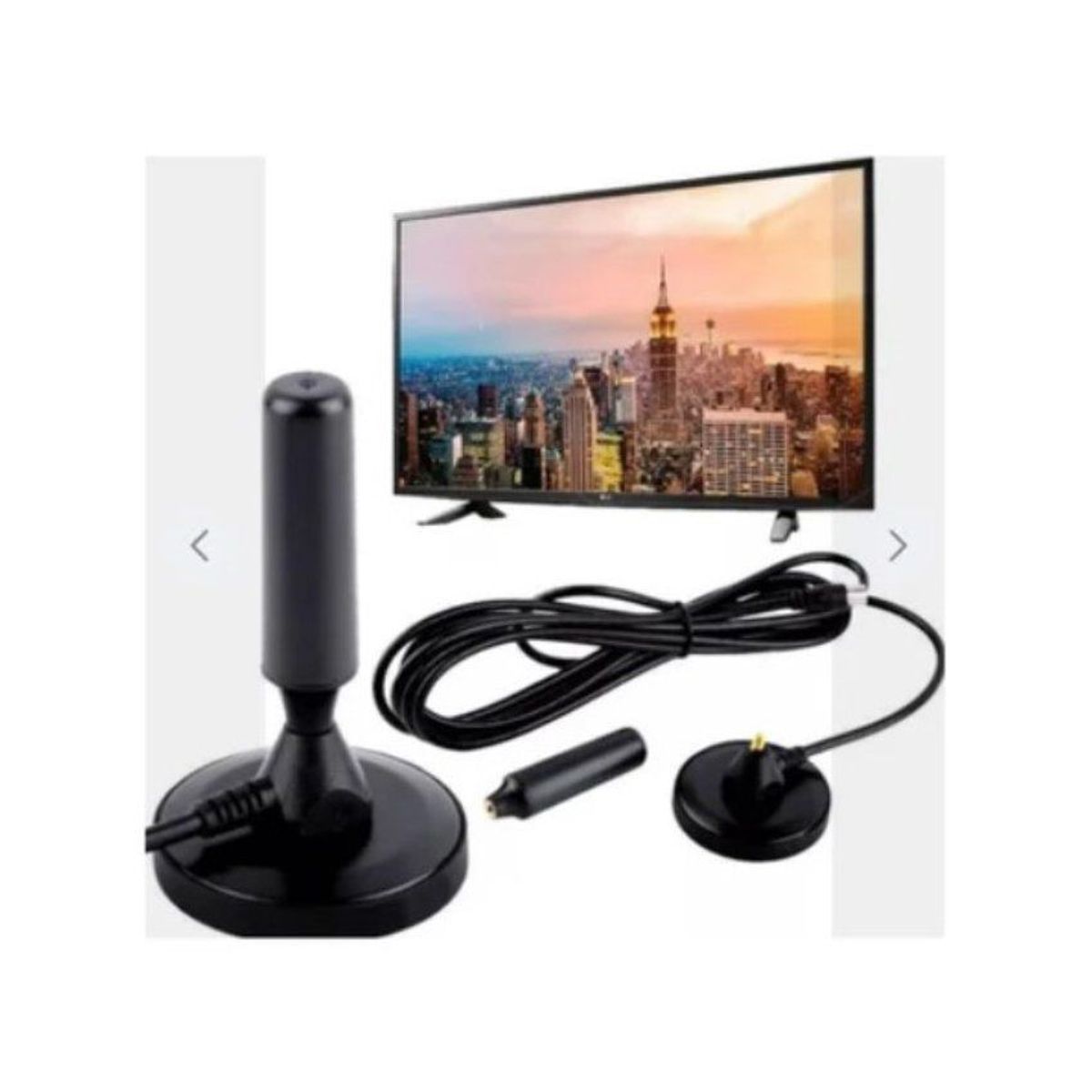 GENERICO - Antena tv digital hd para tv lcd smart tv decodificadores 6 metros