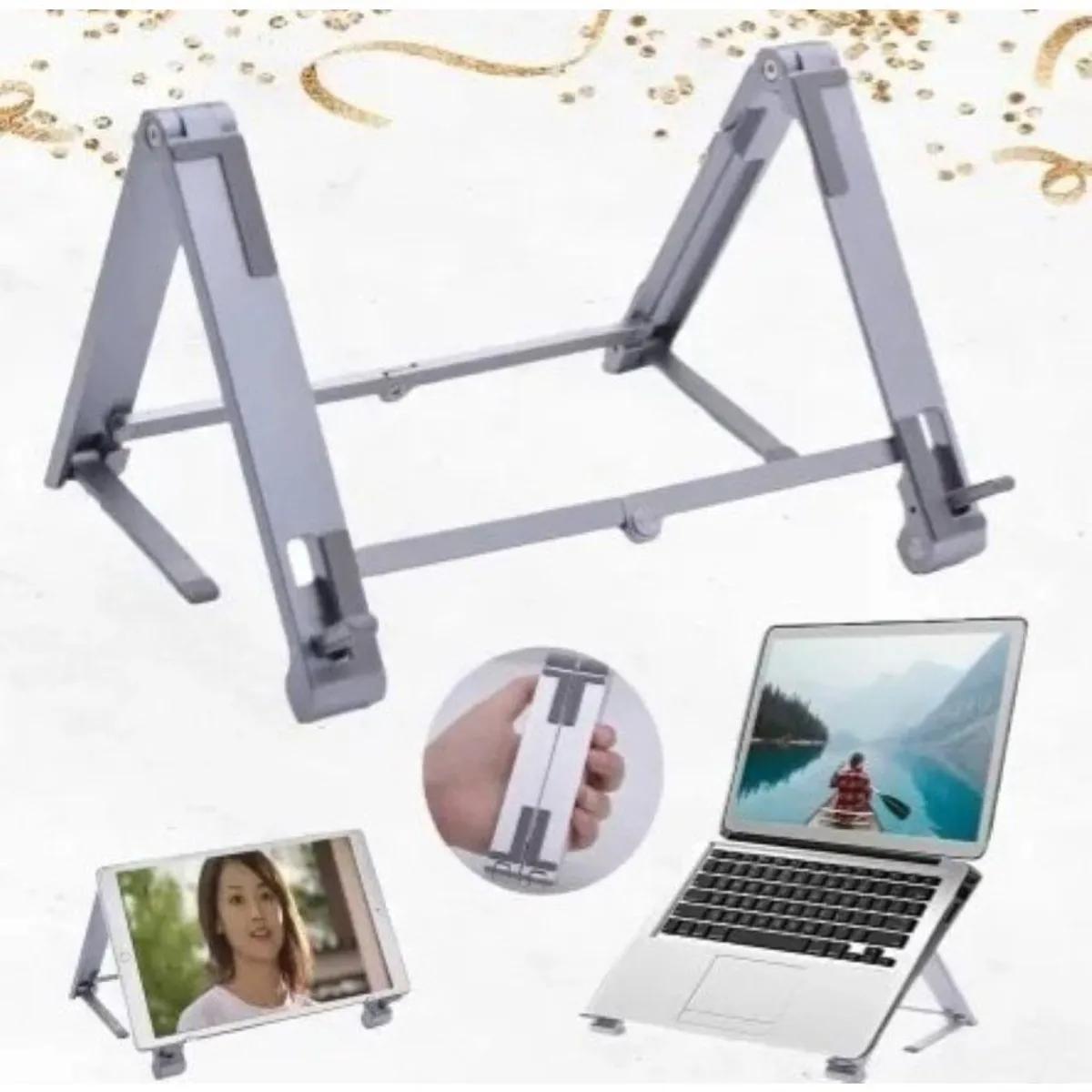 GENERICO - Soporte plegable para tablet laptop