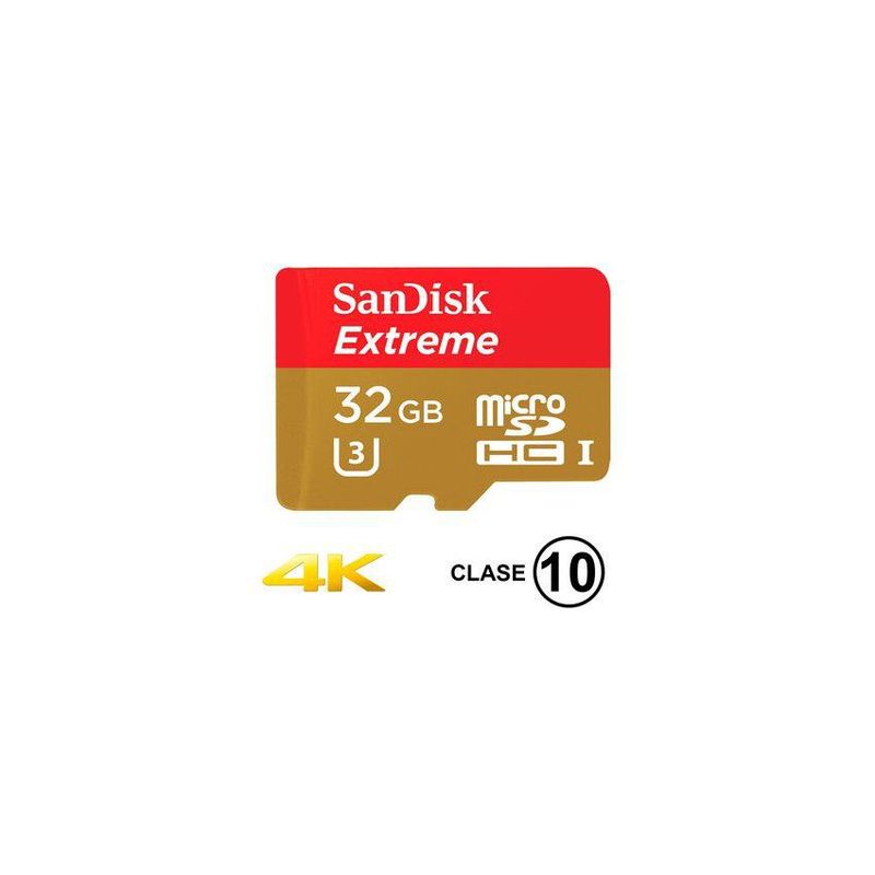 SANDISK - Sandisk  memoria microsd 32 gb extreme 4k