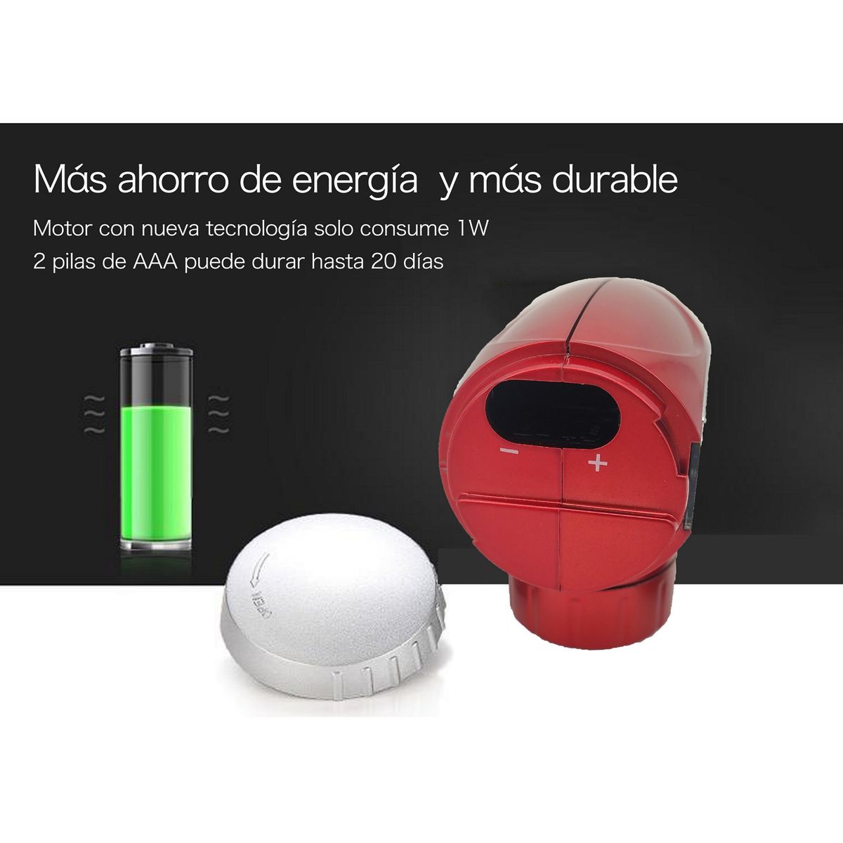 MUNAIQUI - Bomba de vacío eléctrico para Vino marca Munaiqui color rojo