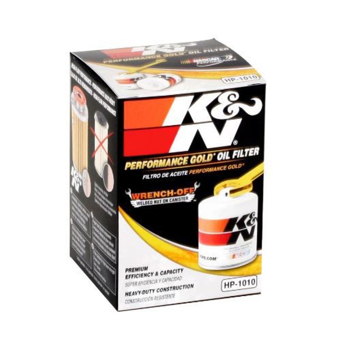 K&N - FILTRO DE ACEITE KN HP-1010