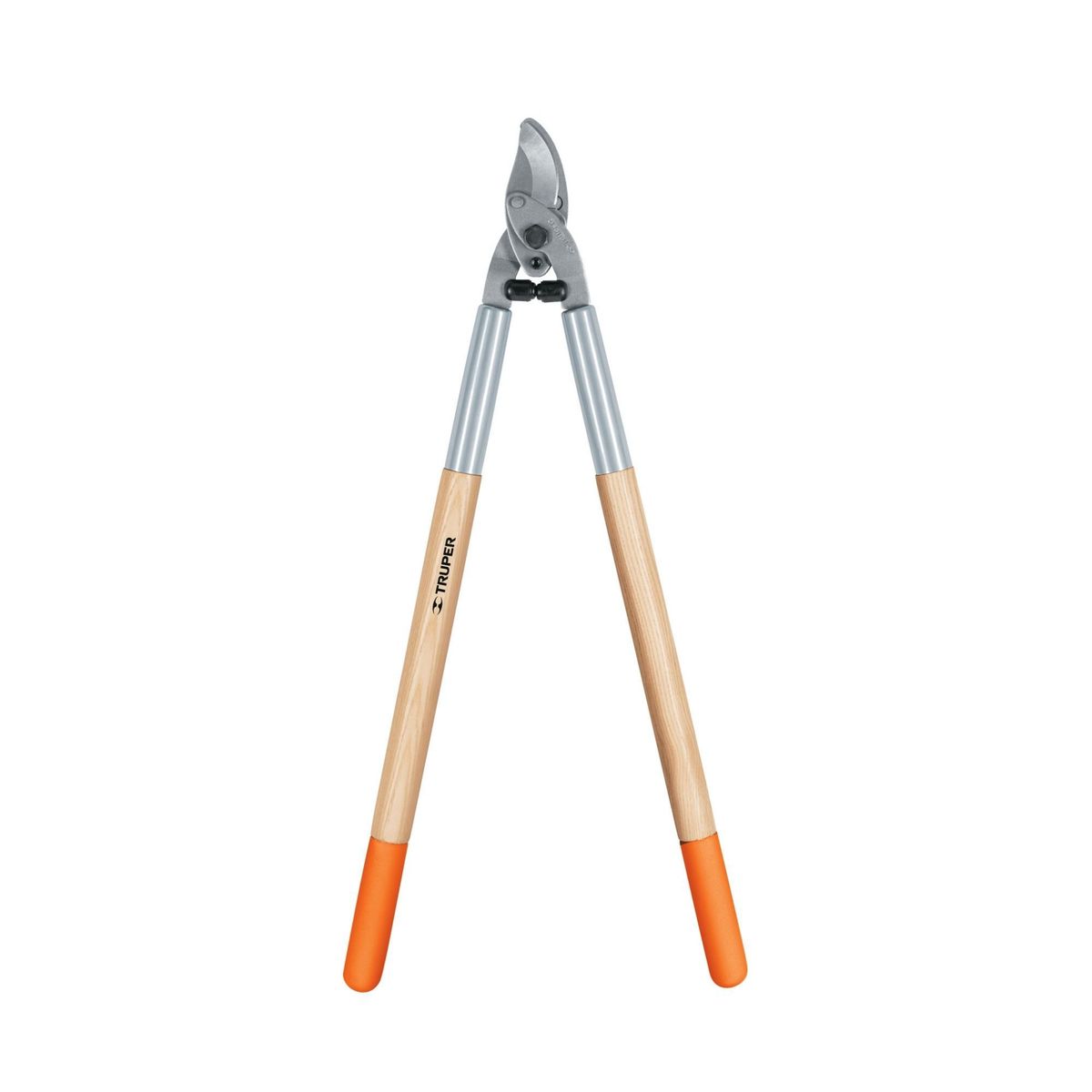 TRUPER - Tijera para poda, mango de madera 70 cm para ramas altas, truper