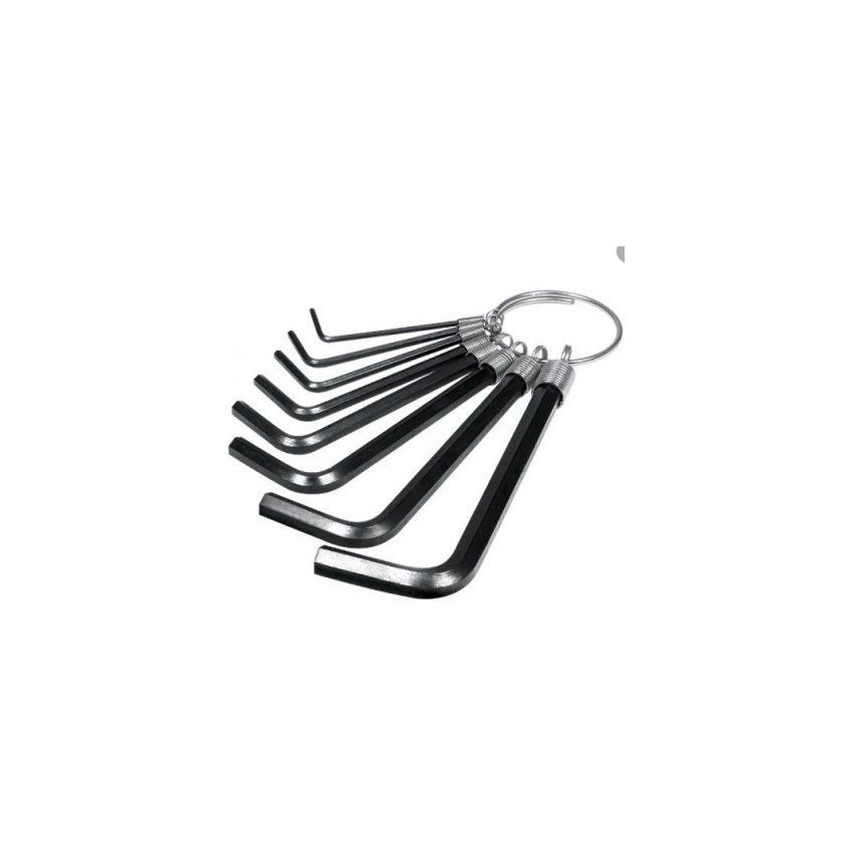 C AND A TOOLS - Juego Llaves Allen x 8 pzas en milimetros C&A  - Cromado