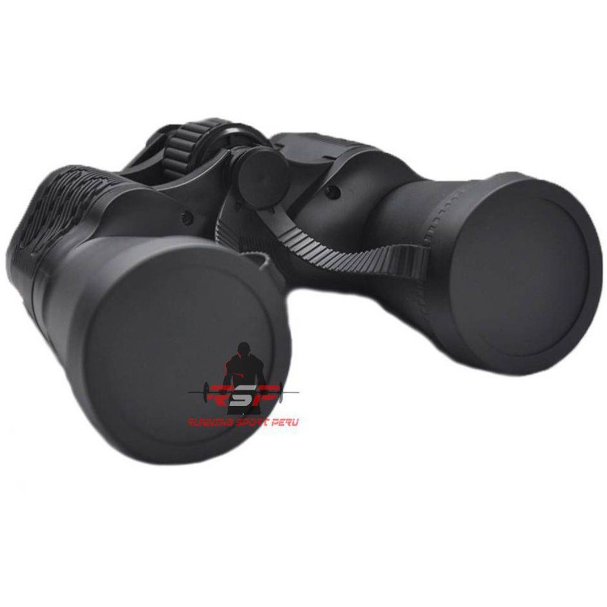 RUNNING SPORT PERU - Binocular largo alcance 50x50 caza pesca campamento- negro 