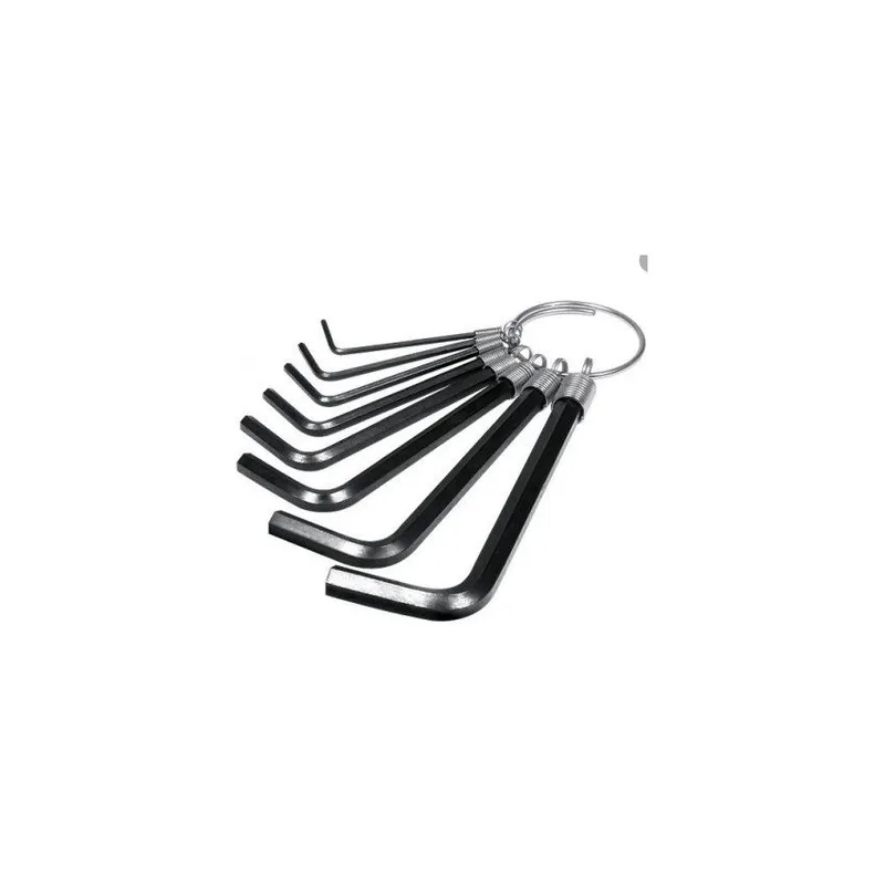 C AND A TOOLS - Juego Llaves Allen x 8 pzas en pulgadas C&A  - Cromado