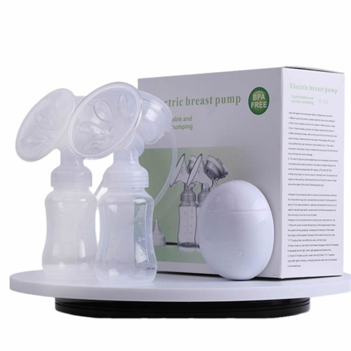 GENERICO - Extractor Eléctrico Doble de Leche Materno FREE BPA