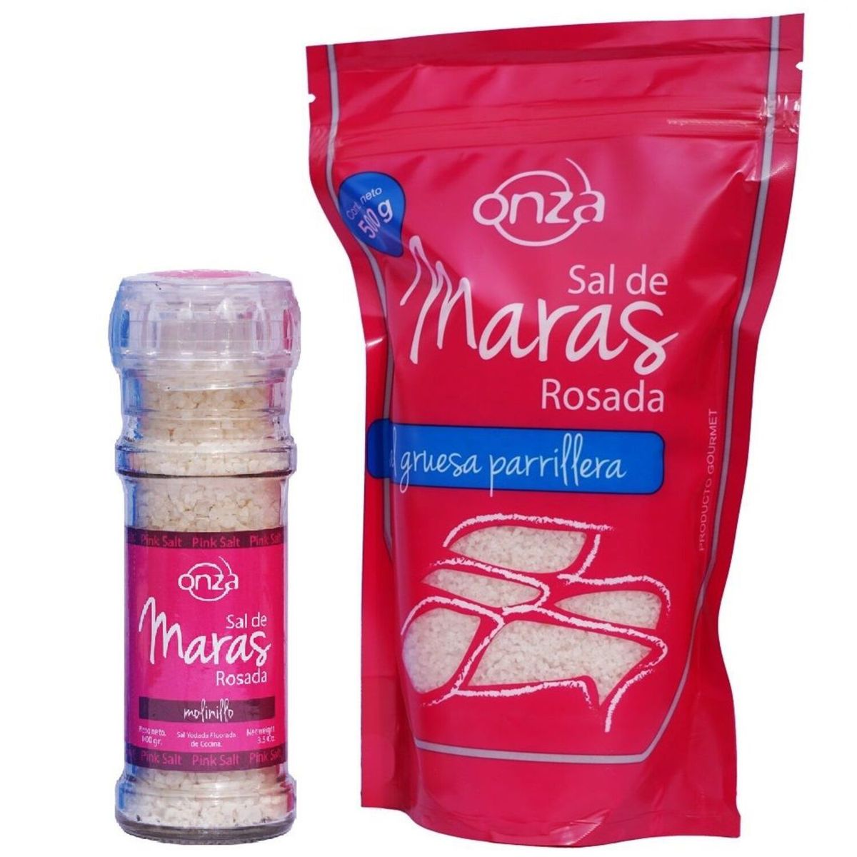 ONZA - Pack Sal de Maras Gruesa molinillo y doypack