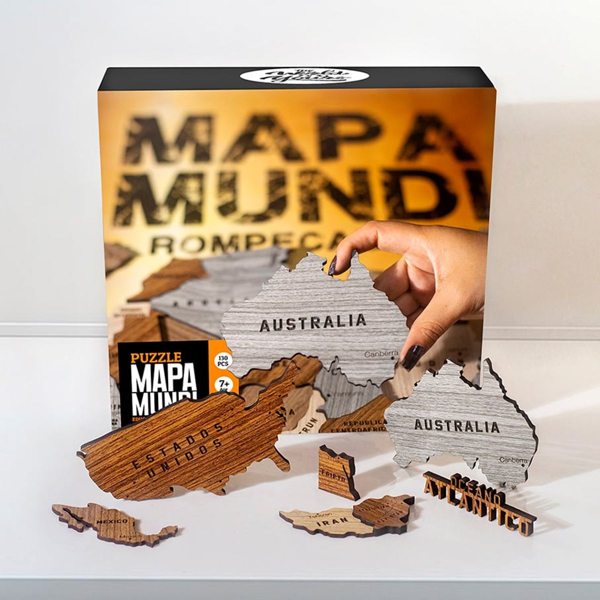 A ANUARIOS EXCLUSIVOS - Rompecabeza de madera MAPA MUNDI