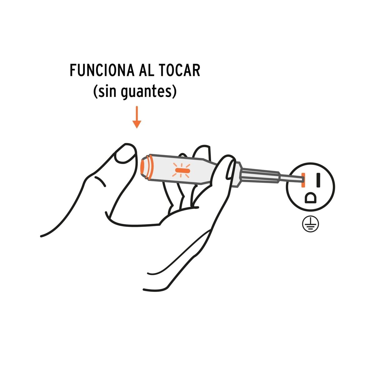 Truper - Probador de corriente alterna truper 19 cm