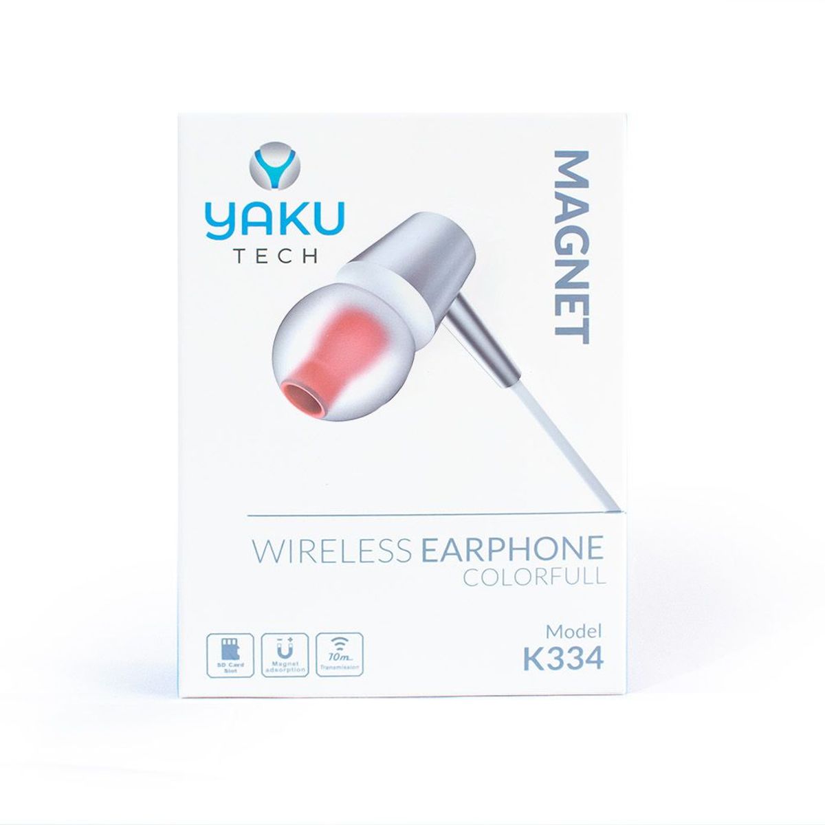 YAKUTECH - Audífonos Bluetooth K334 Yaku Tech Blanco