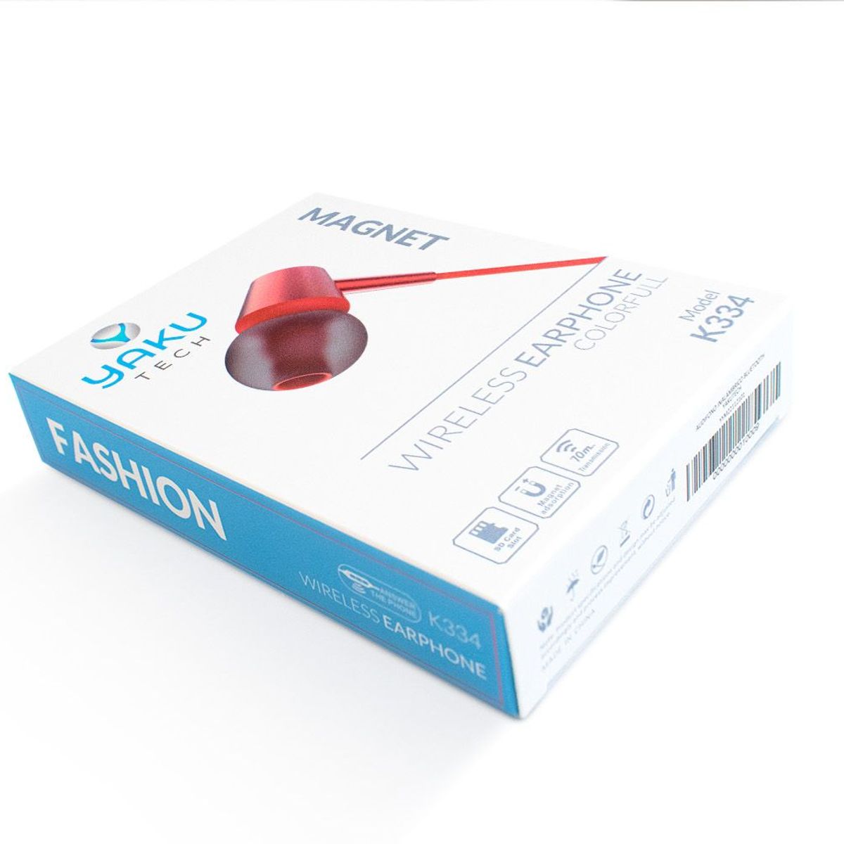 YAKUTECH - Audífonos Bluetooth K334 Yaku Tech Rojo