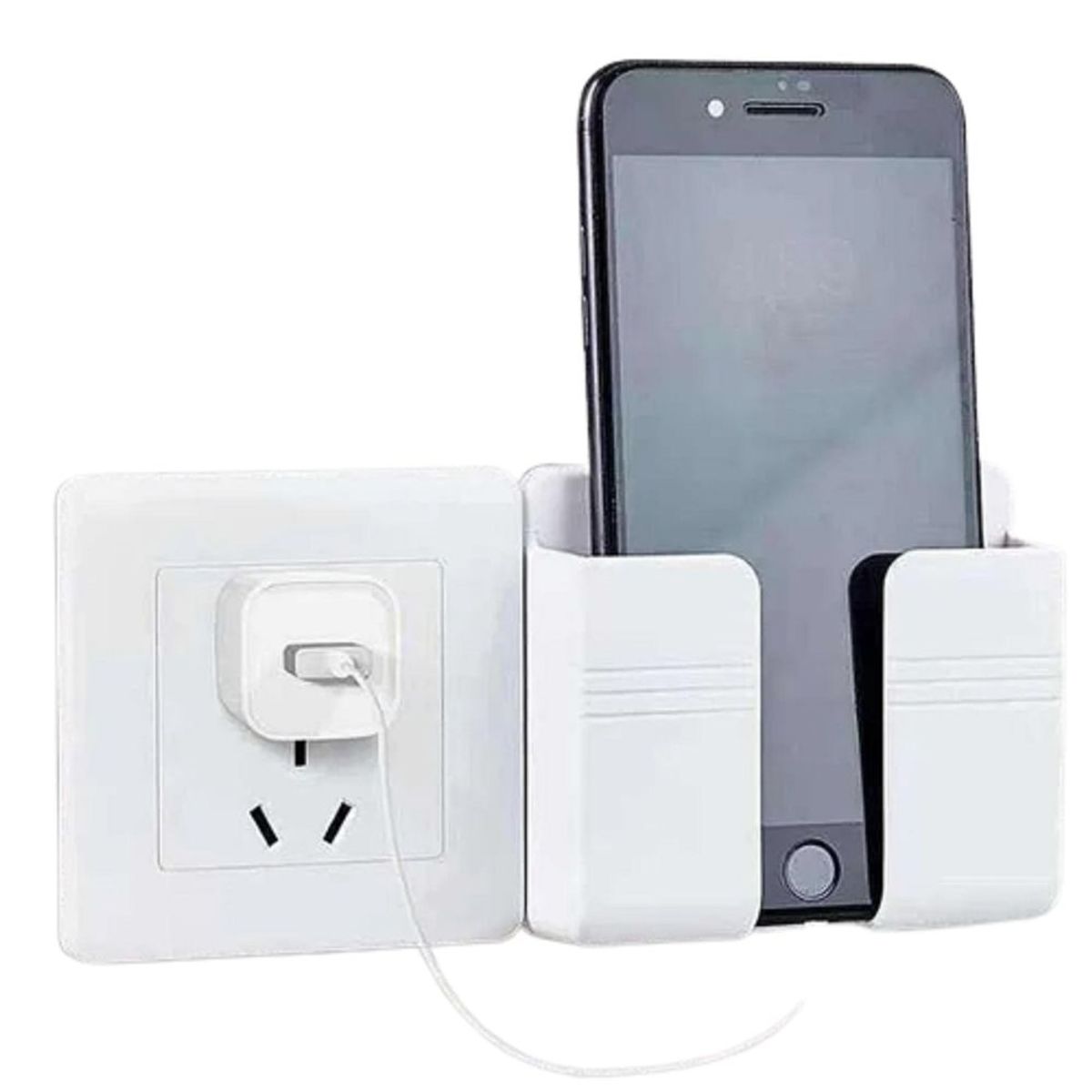 GENERICO - Pack por 2 Soportes Para Celular De Pared Con Adhesivo, Control