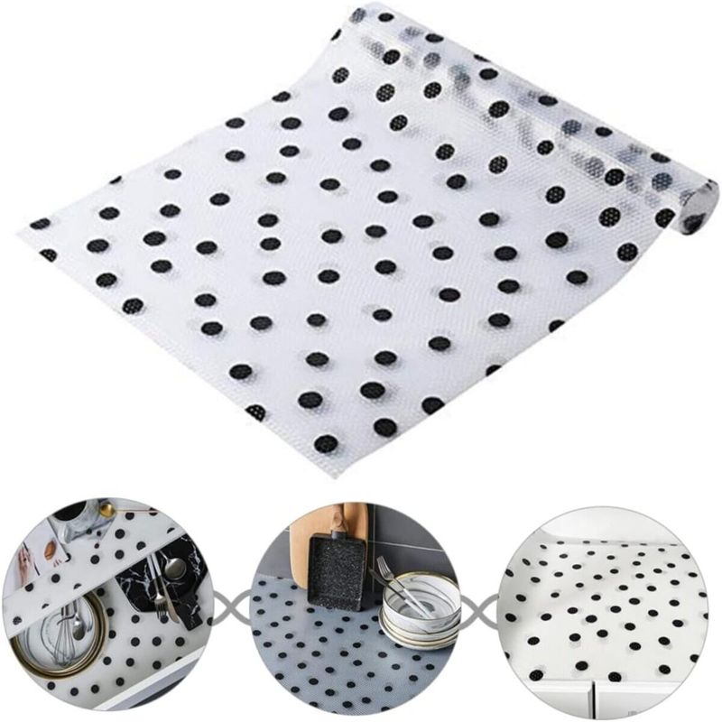 ELMEJORPRECIO - Protector de Cajones Gabinetes Alacena de Fácil Limpieza Lunares