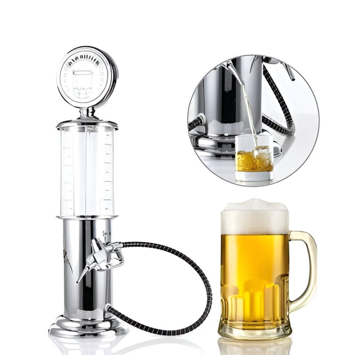 ELMEJORPRECIO - Dispensador De Bebidas Manual Modelo Vintage 900ML