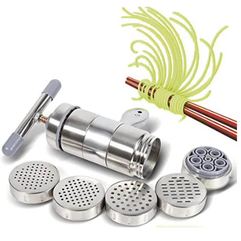 GENERICO - Maquina Fideos Caseros Acero Inoxidable 2 EN 1 FIDEOS EXPRIMIDOR