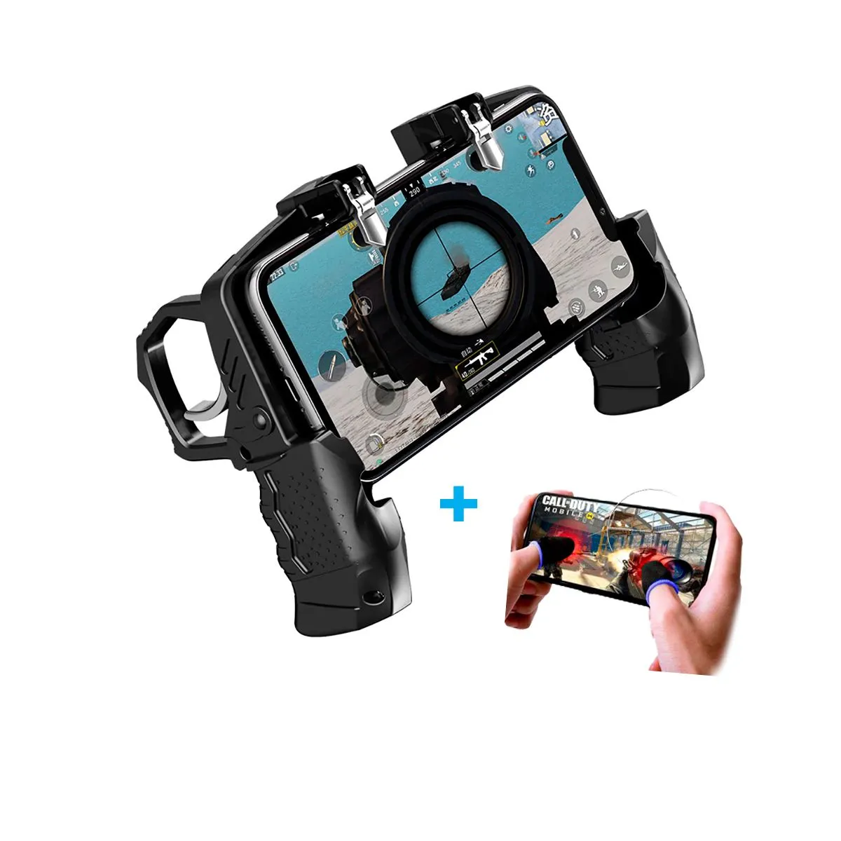 GENERICO - Gamepad Mando para Celular Android iOS con Gatillos K21.