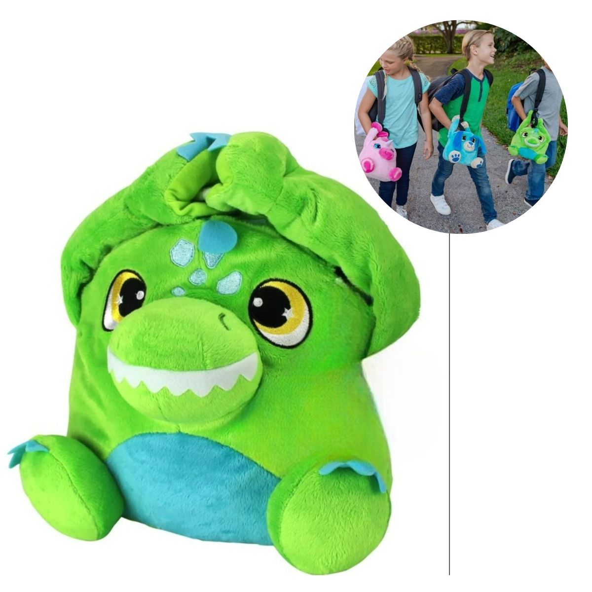 ELMEJORPRECIO - Bolso Mini Lonchera Para Niños Con Broche De Interior Térmico Verde