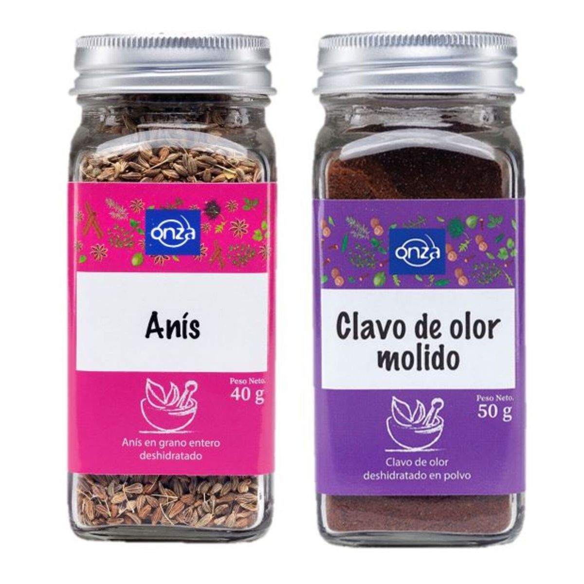 ONZA - Bipack Especias en pote - Postres Perfectos II