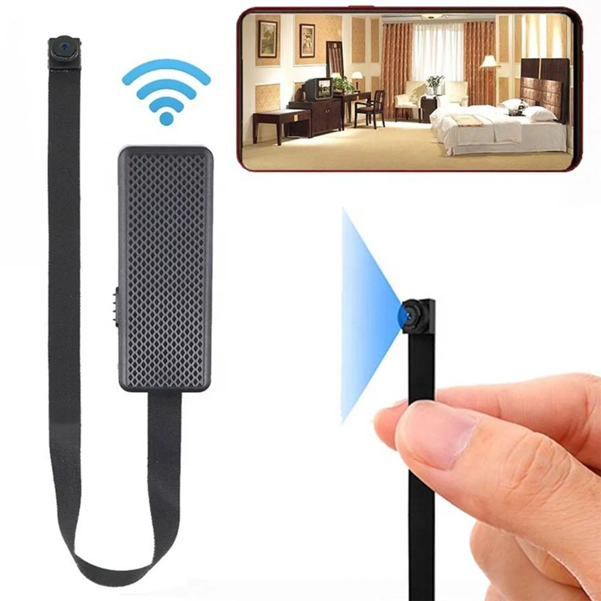 MN ELECTRONICS - CAMARA MODULO MINI BOTON ESPIA FHD 1080MP  AUDIO Y VIDEO CAMUFLABLE