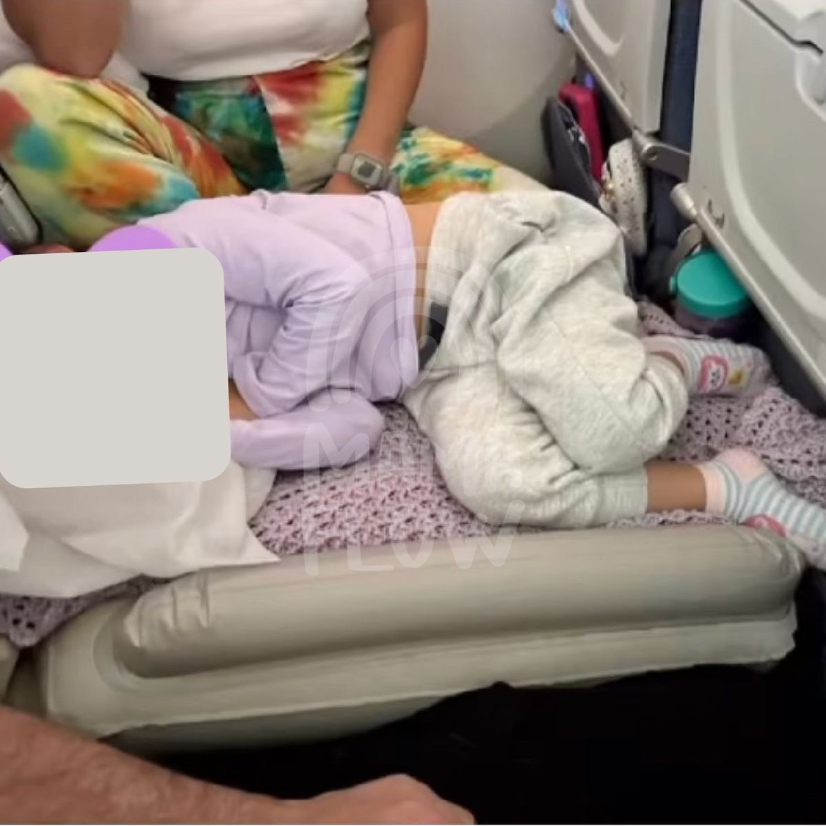 MAMA FLOW - Cama de avión para viaje con bebes y niños pequeños