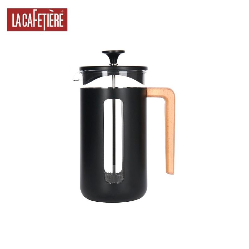LA CAFETIERE - Prensa Francesa Pisa Wood Black 350ml La Cafetiere