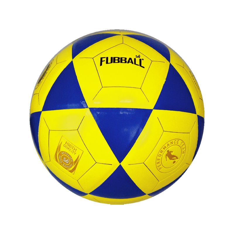 GENERICO - PELOTA DE FÚTBOL FUBBALL BF 5 AMARILLO-AZUL