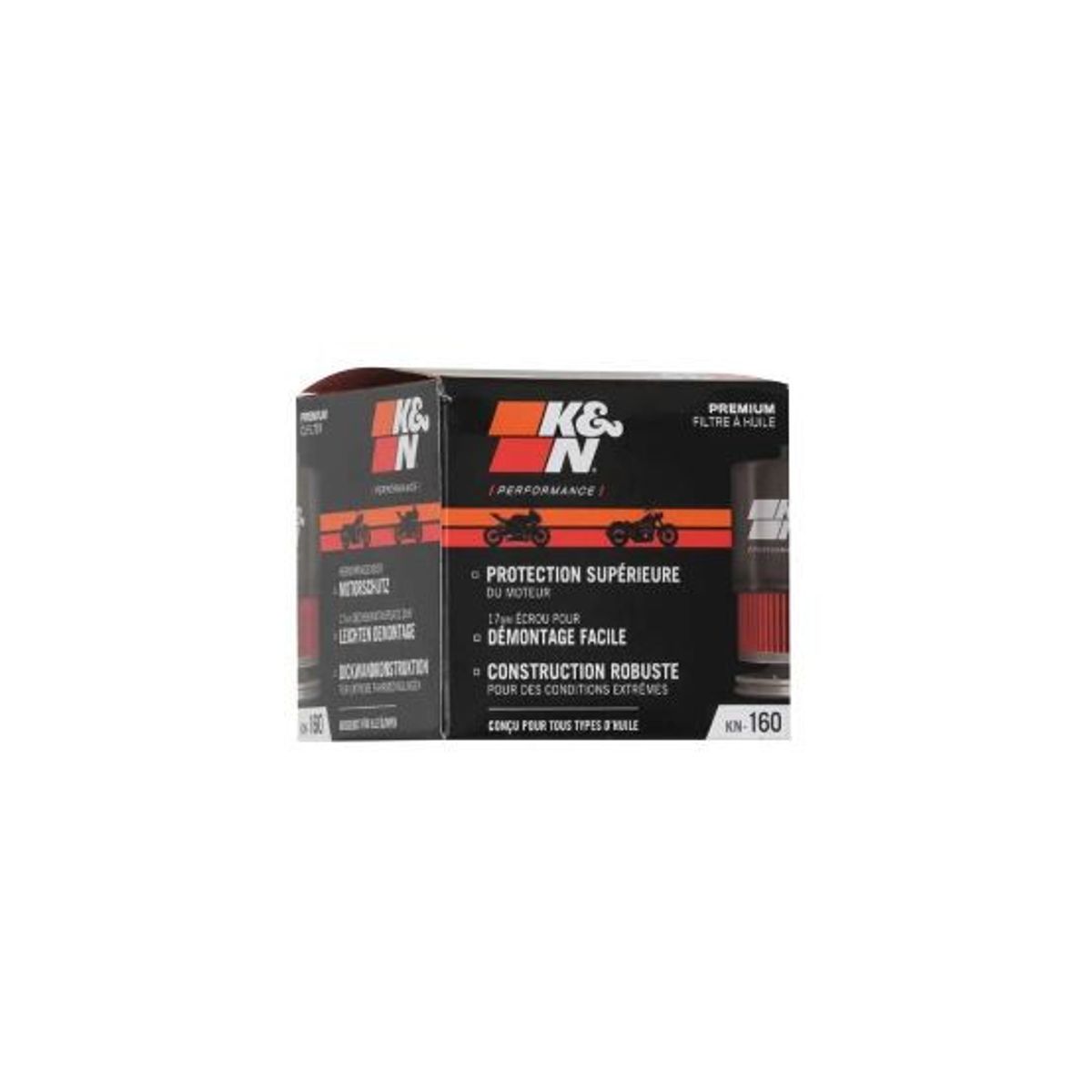 K&N - FILTRO DE ACEITE KN-160