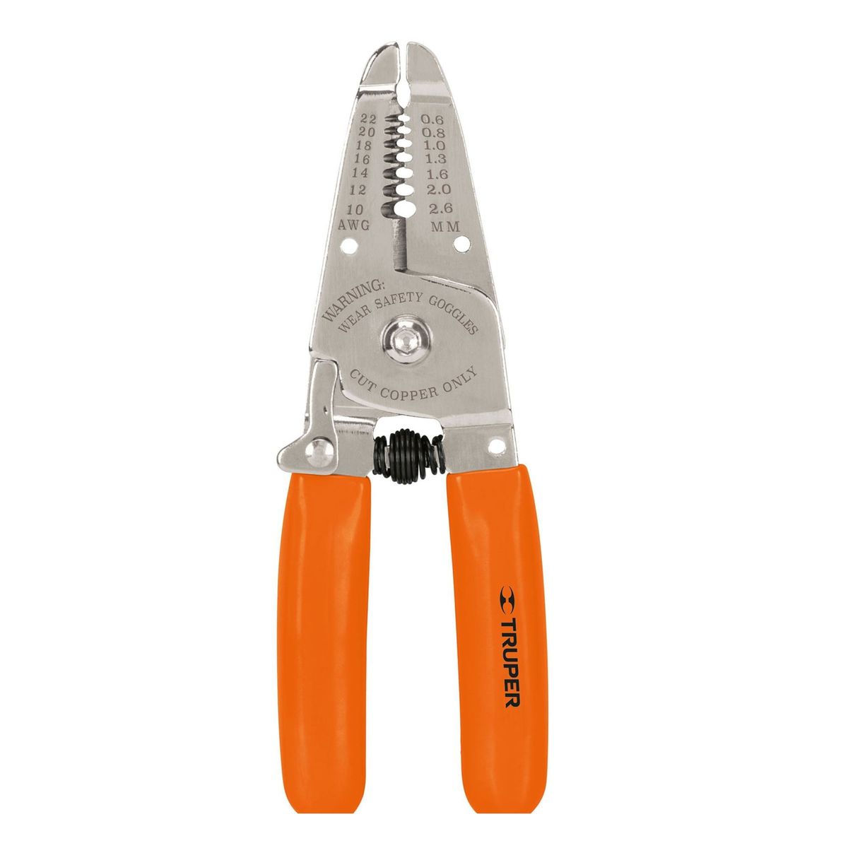 TRUPER - Alicate pelacables 6 Pulg. 22 AWG -10 AWG - TRUPER