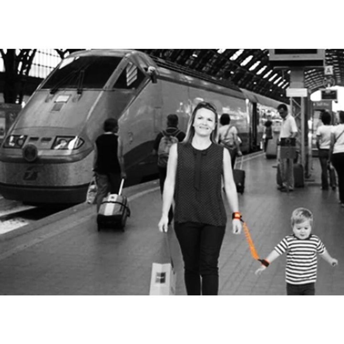 MOOSE - Pulsera antipérdida Moose Noose Naranja