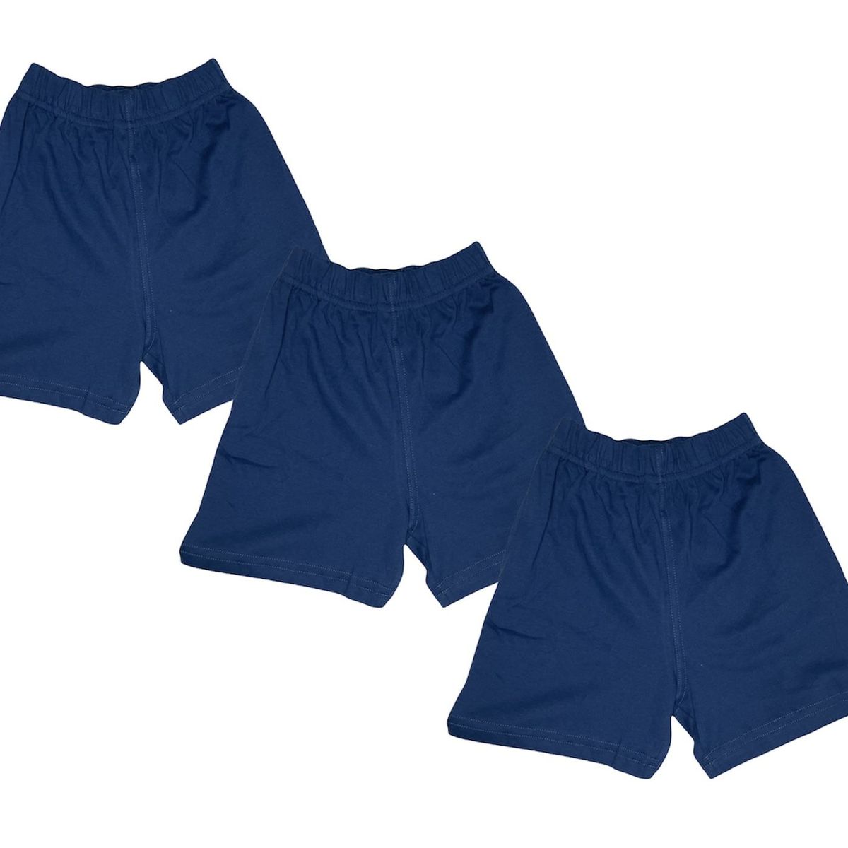 PEYITO - Short niño pack x3 - Azul Marino