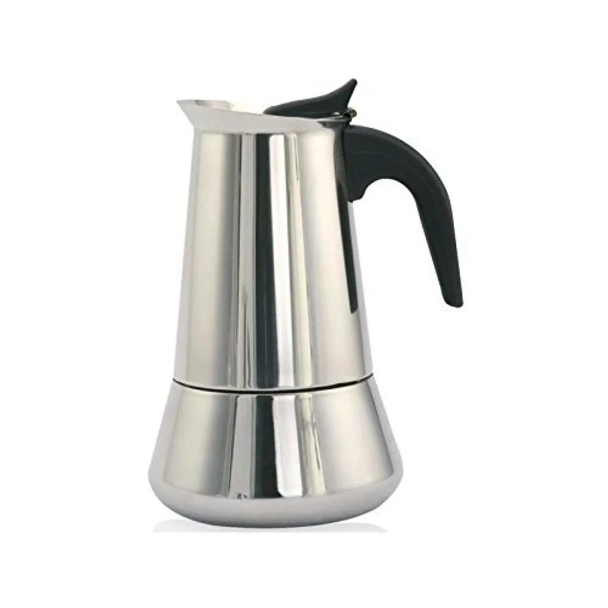 GENERICO - Cafetera Italiana 9 Tazas Acero Inoxidable Espresso Maker