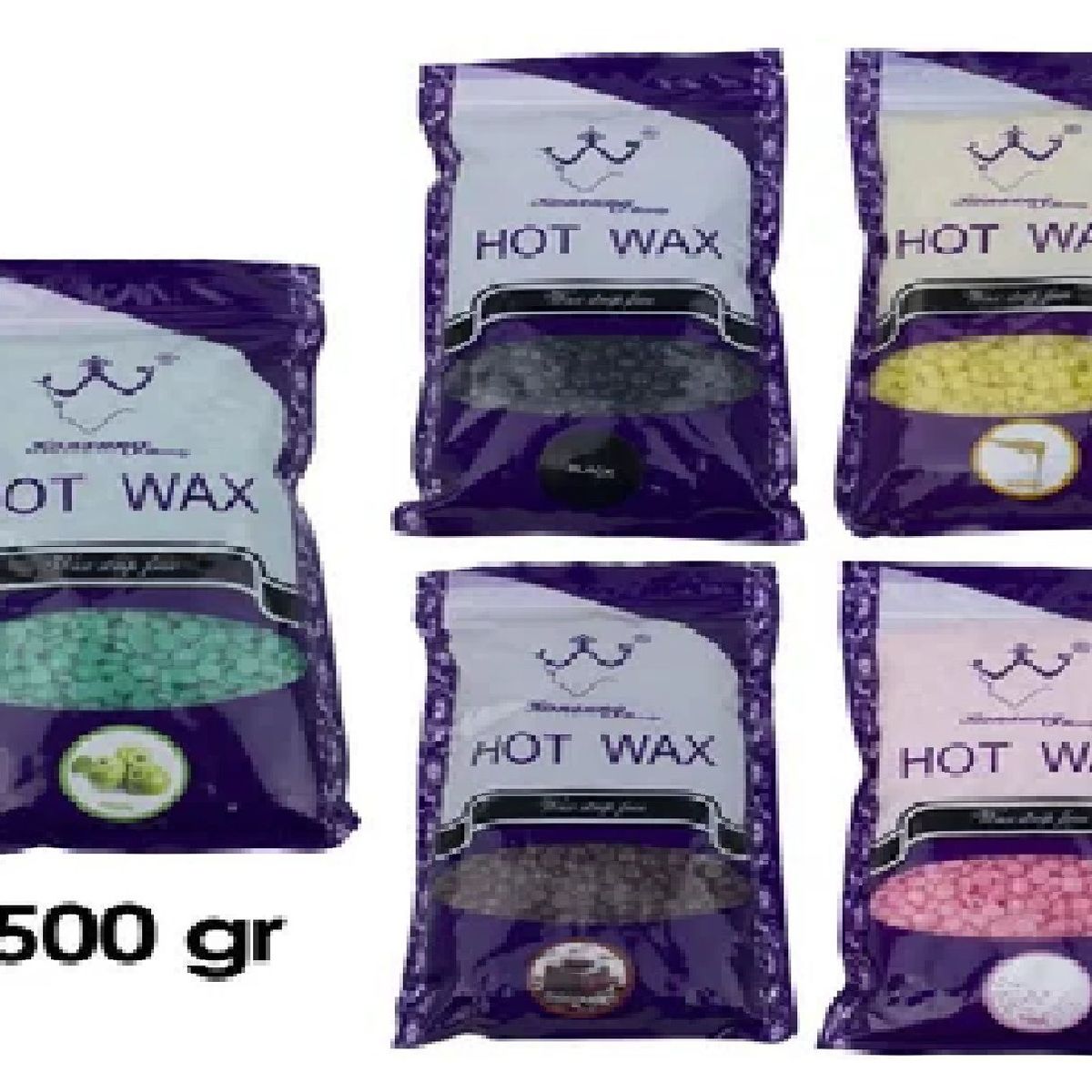 GENERICO - Cera Depilatoria Granulada en Perlas Hot Wax de 500 Gramos.