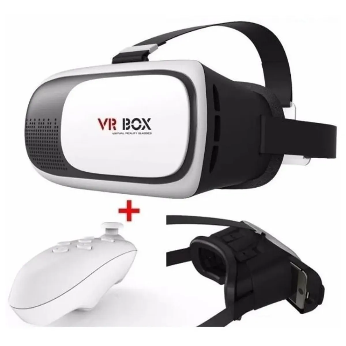 VR BOX - Lentes De Realidad Virtual Vr Box 360° Control Vr Bluetooth