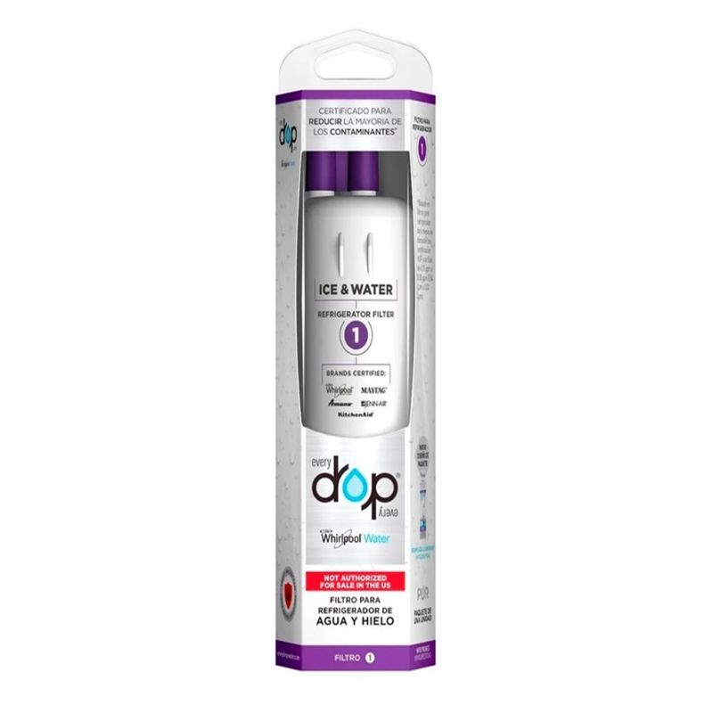 WHIRLPOOL - Filtro de Agua para Refrigeradora Whirlpool N°1