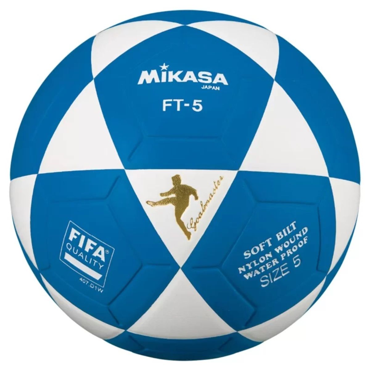 MIKASA - PELOTA PARA FUTBOL DE CUERO SINTETICO MIKASA FT 5 - .