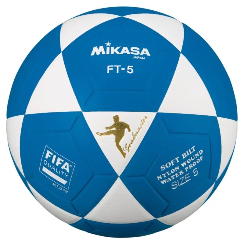 MIKASA - PELOTA PARA FUTBOL DE CUERO SINTETICO MIKASA FT 5 - .