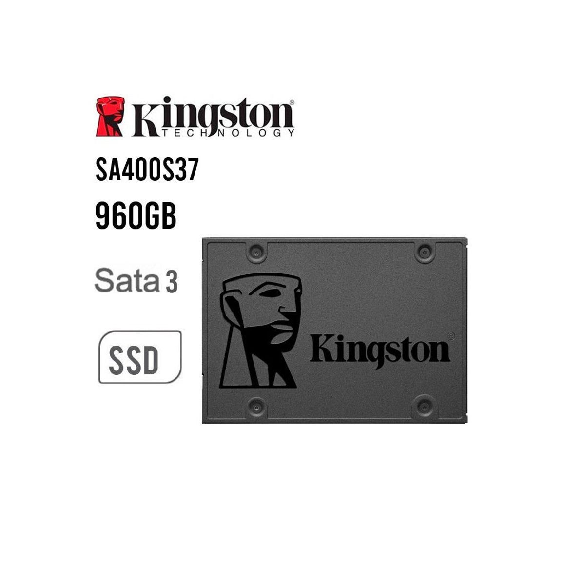 KINGSTON - Disco Solido SSD Kingston A400 960GB Sata 2.5 Pulg