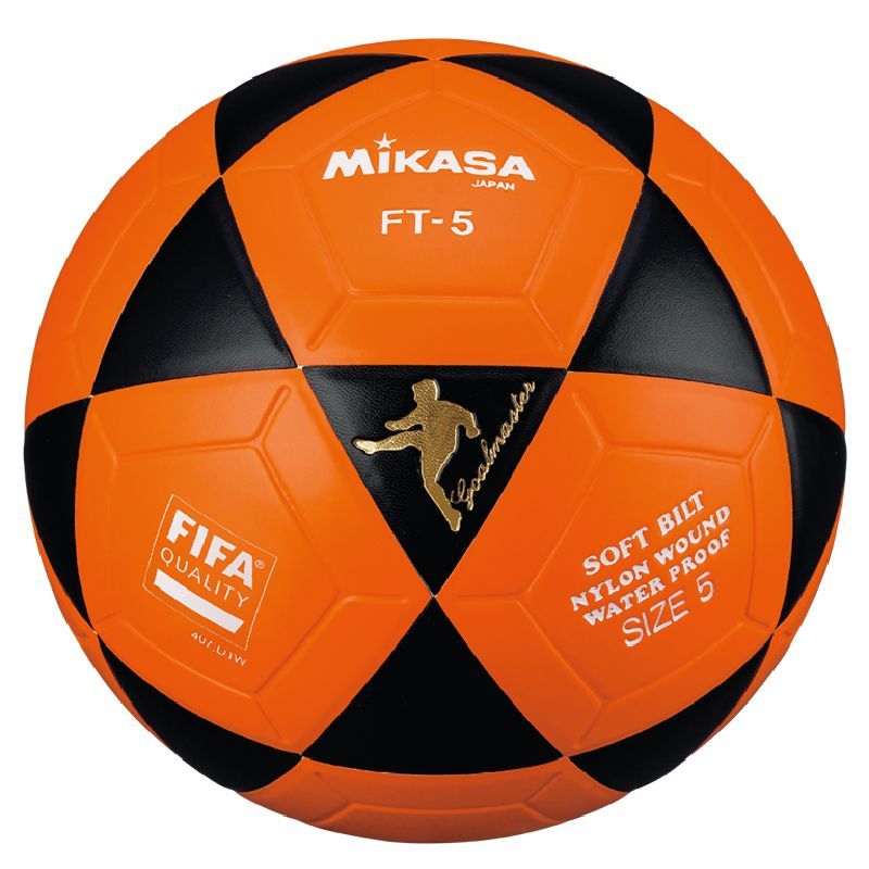 MIKASA - PELOTA PARA FUTBOL DE CUERO SINTETICO MIKASA FT 5