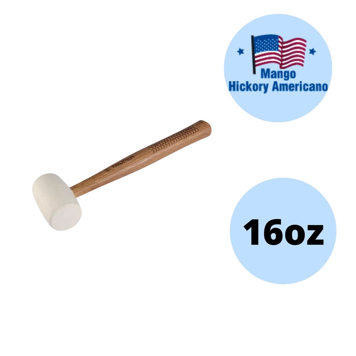 TRUPER - Martillo de goma 16oz truper