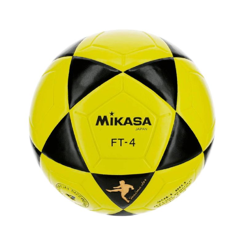 MIKASA - PELOTA PARA FUTBOL DE CUERO SINTETICO MIKASA FT 4