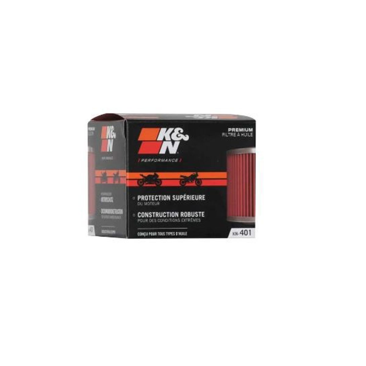 K&N - FILTRO DE ACEITE KN-401