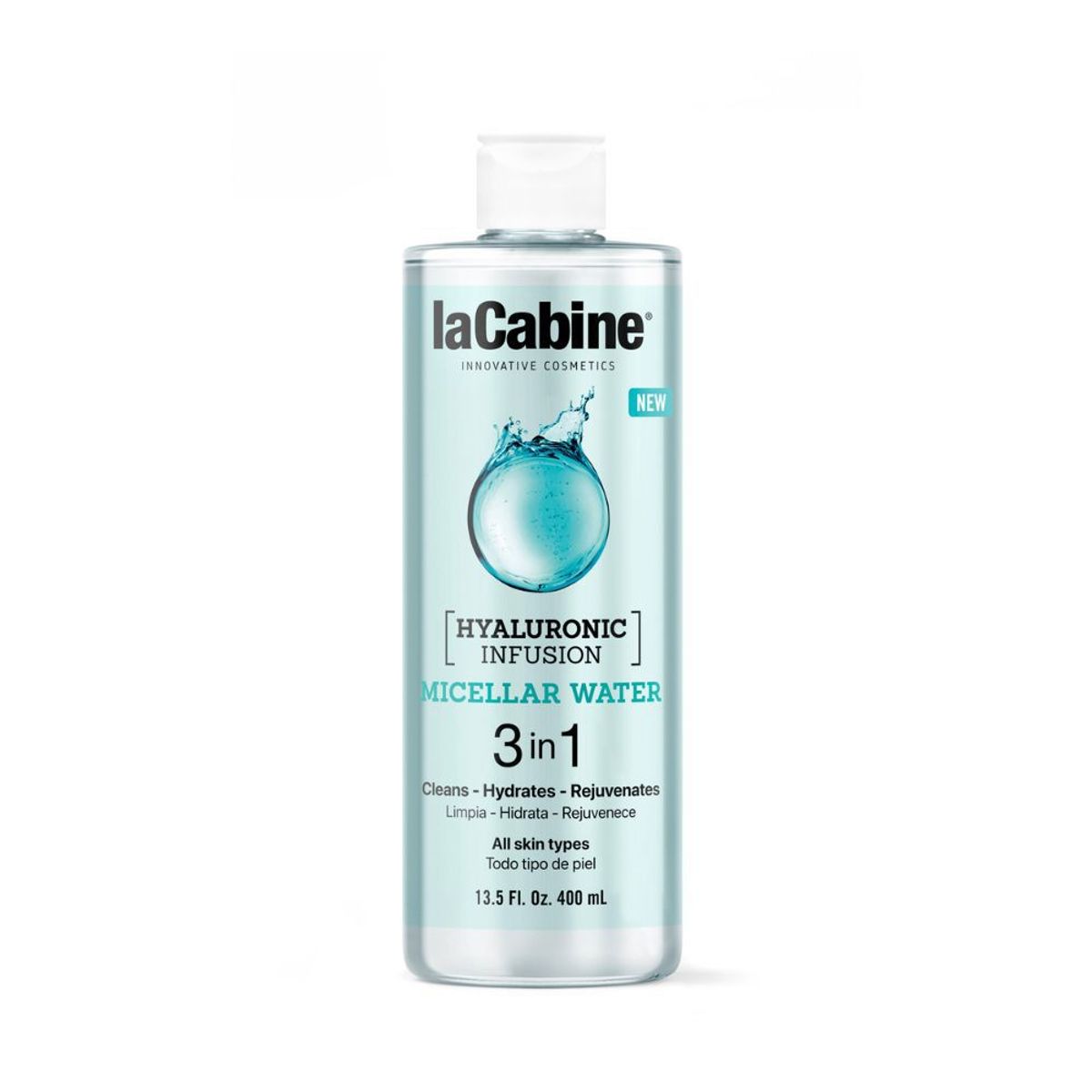 LACABINE - LACABINE AGUA MICELAR CON ÁCIDO HIALURÓNICO 400ML_123