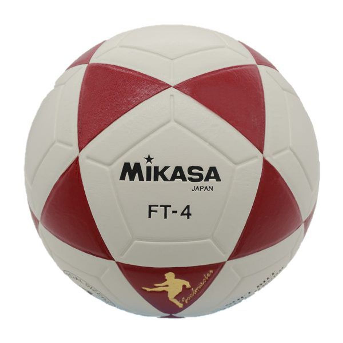 MIKASA - PELOTA PARA FUTBOL DE CUERO SINTETICO MIKASA FT 4