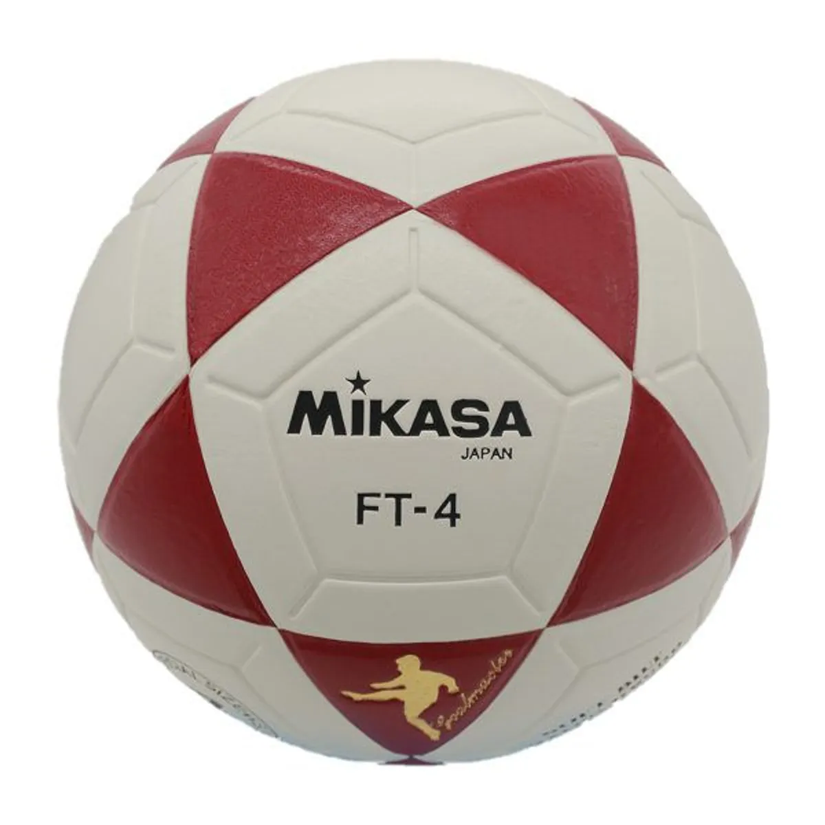 MIKASA - PELOTA PARA FUTBOL DE CUERO SINTETICO MIKASA FT 4