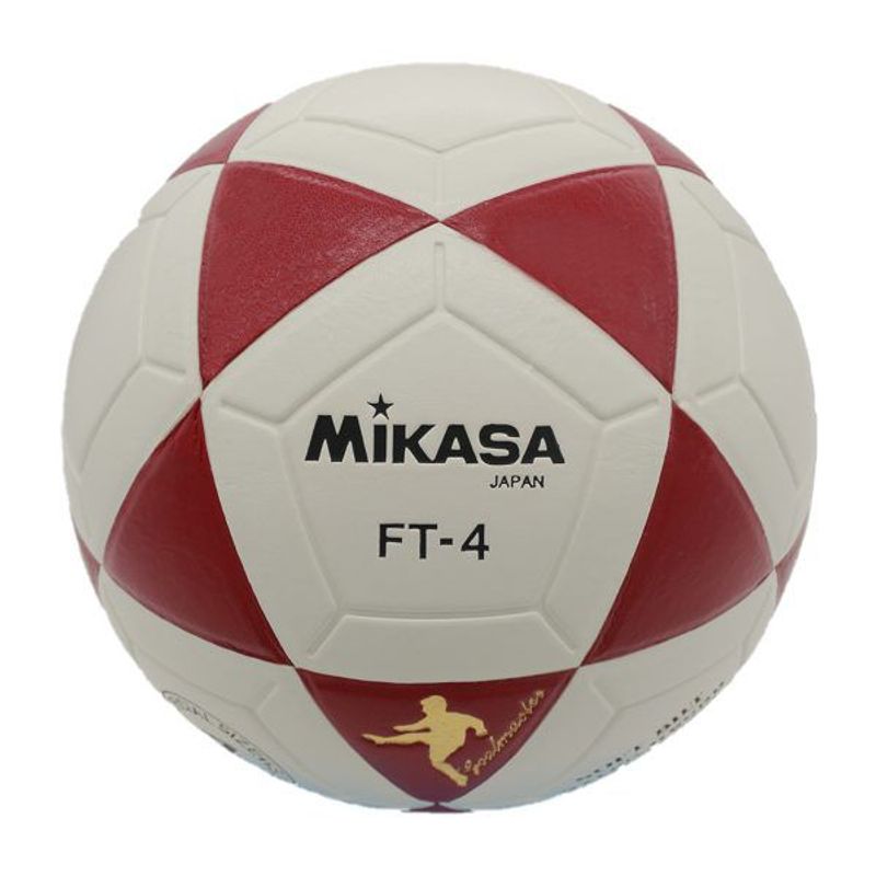 MIKASA - PELOTA PARA FUTBOL DE CUERO SINTETICO MIKASA FT 4