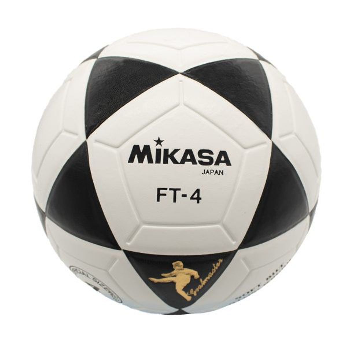 MIKASA - PELOTA PARA FUTBOL DE CUERO SINTETICO MIKASA FT 4