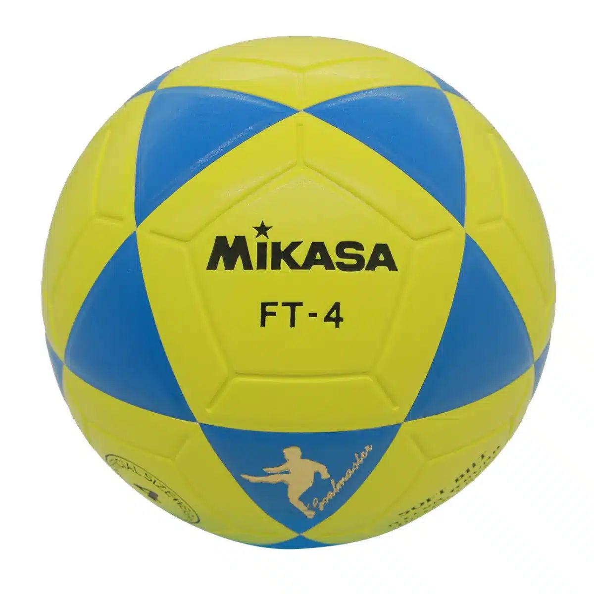 MIKASA - PELOTA PARA FUTBOL DE CUERO SINTETICO MIKASA FT 4